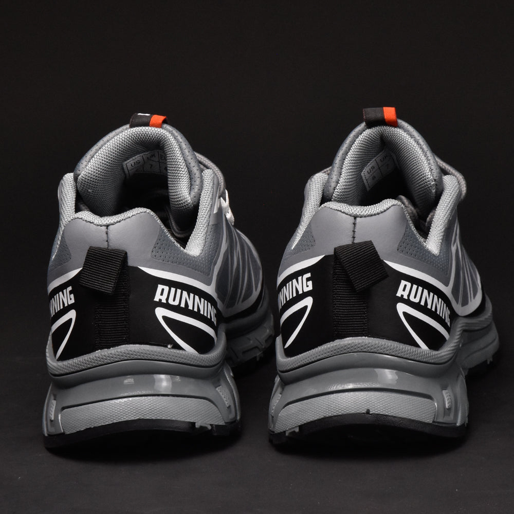 AuraSole Baskets Running Respirantes Homme Gris