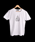 T-shirt BLANC LOGO NOIR