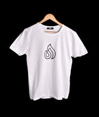 T-shirt BLANC LOGO NOIR