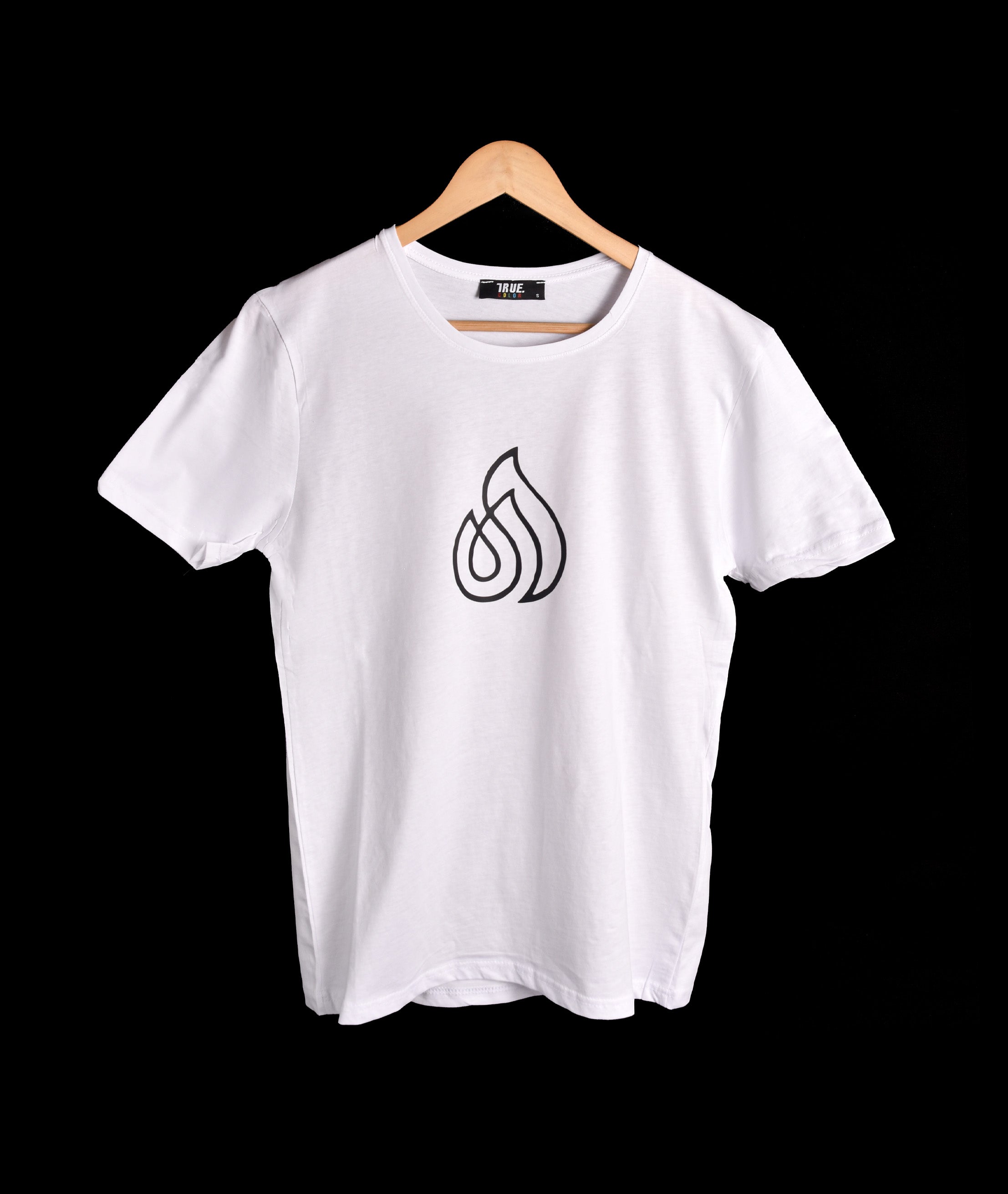 T-shirt BLANC LOGO NOIR