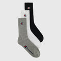 Champion Pack 3 Paires Chaussettes de Sport Homme