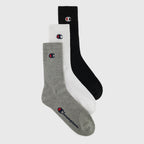 Champion Pack 3 Paires Chaussettes de Sport Homme