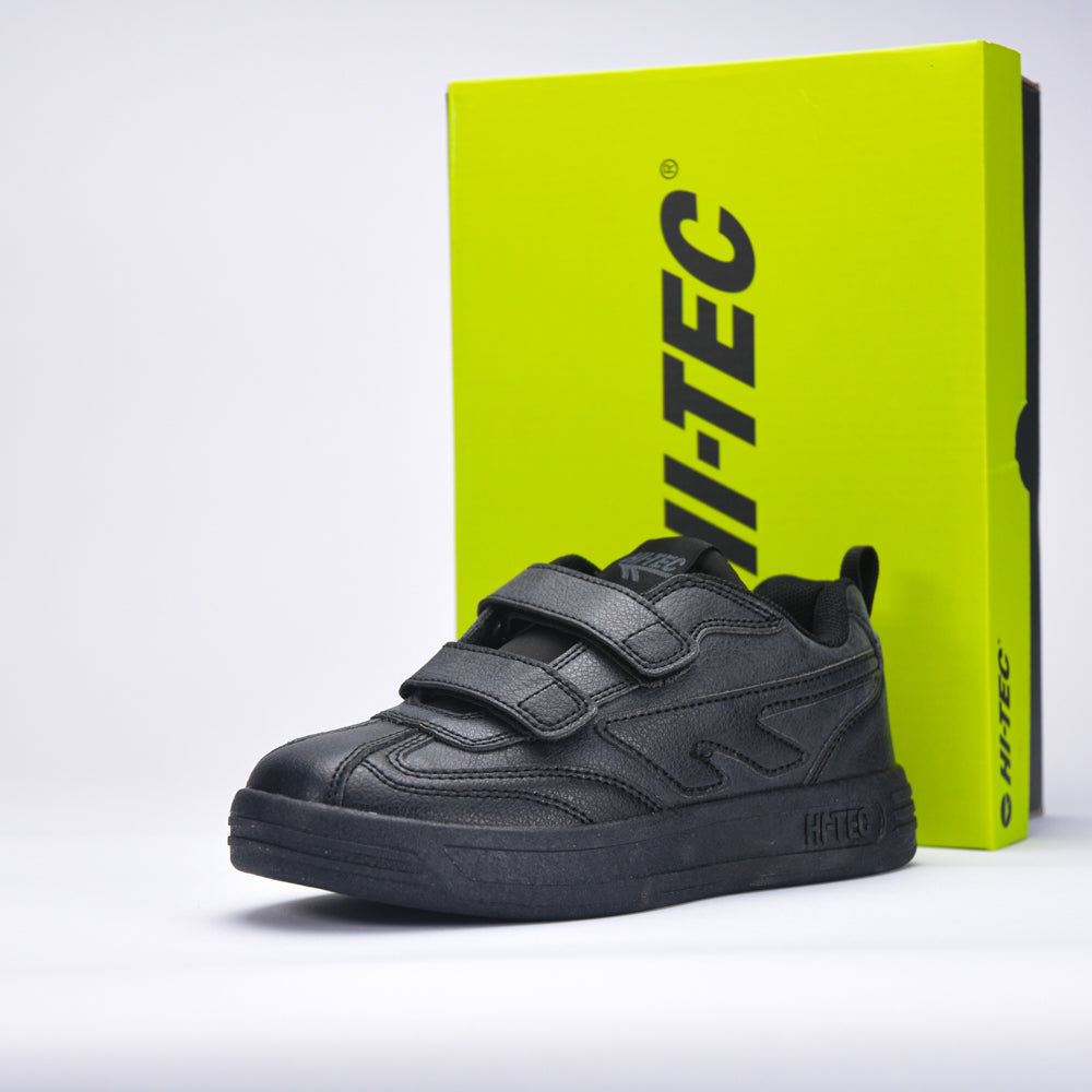 Hi-Tec Baskets Scolaires à Scratch Noir Junior