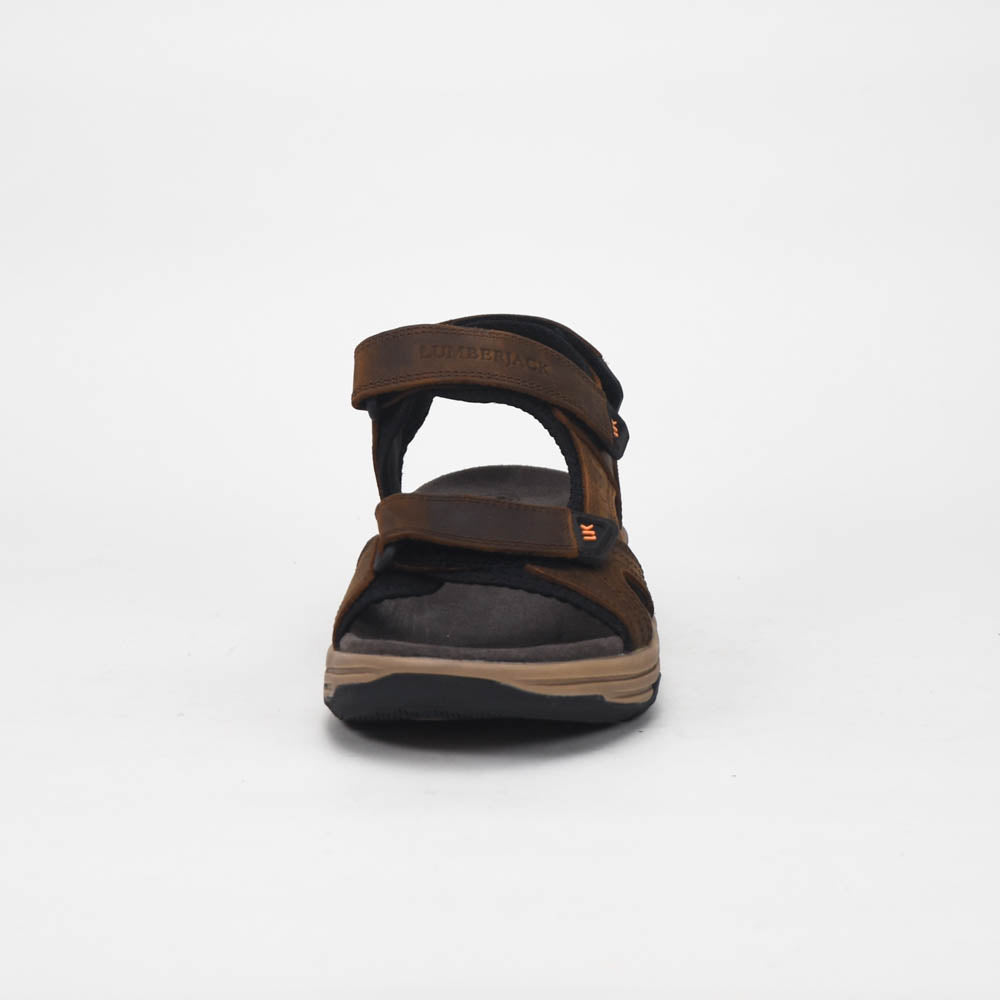 Lumberjack Sandales en Cuir Confortables Homme