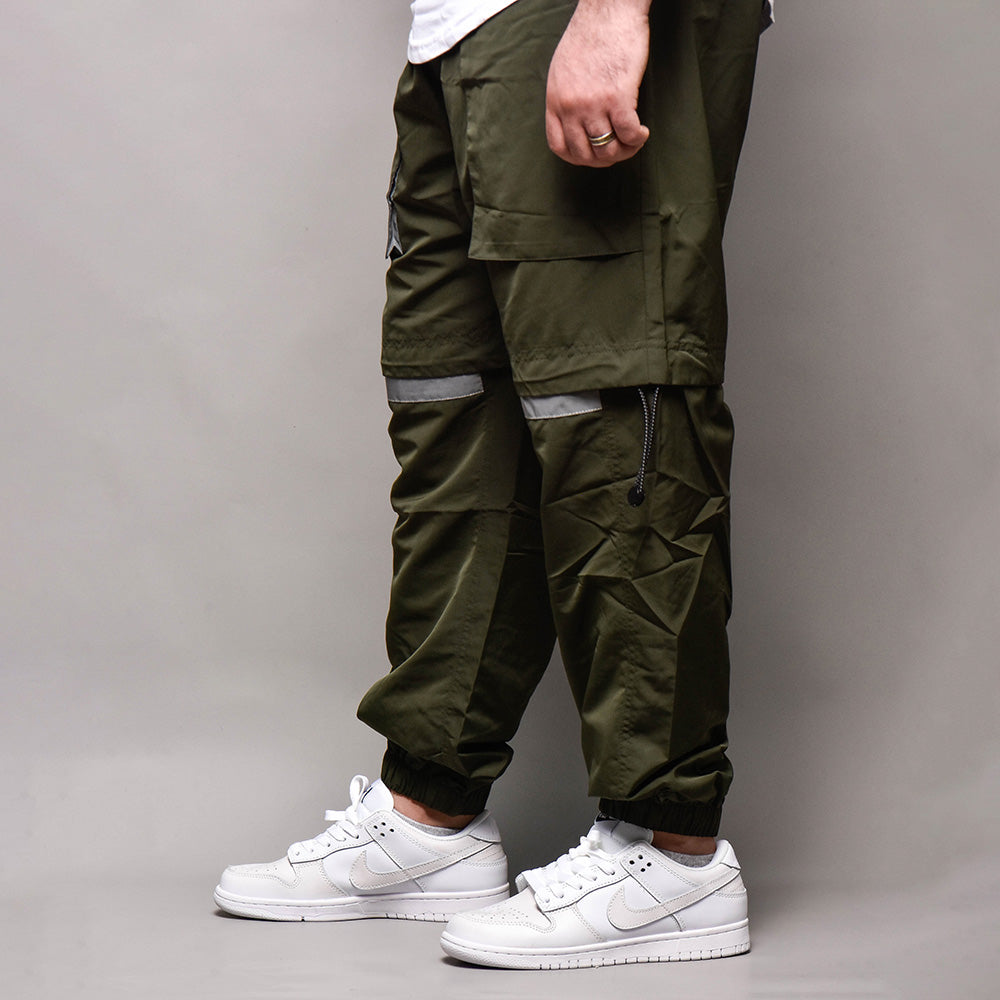 SEM/R Pantalon Cargo Réfléchissant Style Techwear Homme