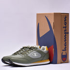 Champion Baskets Basses Confortables Vert Olive Homme