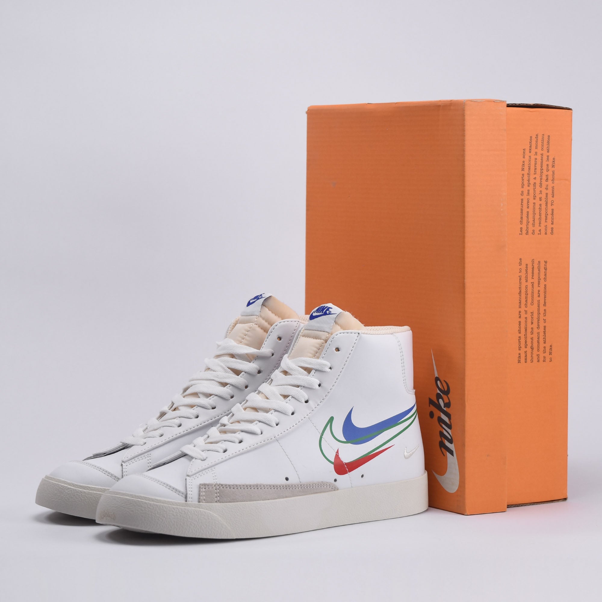Nike Blazer Mid Sneakers Design Multicolore Homme