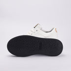 Baskets Plateforme Blanches Style Luxe Femme