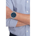 Montre Tommy Hilfiger Cadran Bleu Bracelet Acier Homme