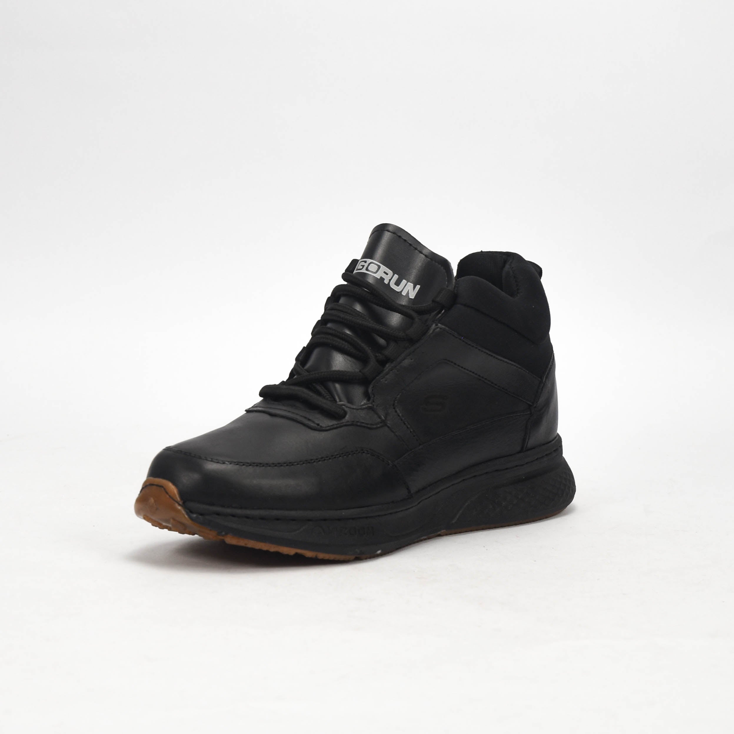 Raber Chaussures Orthopédiques Confortables Noir Homme