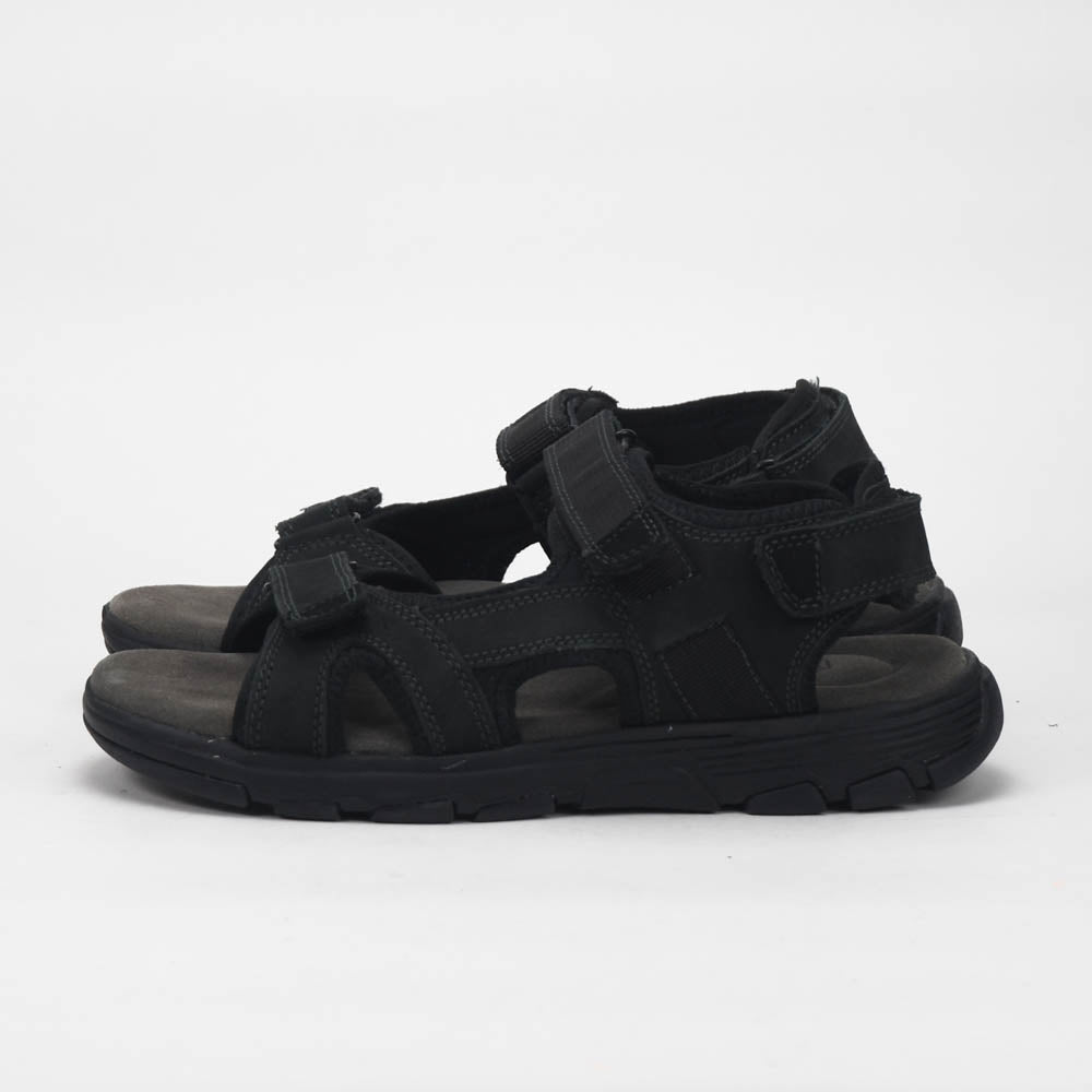 Lumberjack Sandales Confortables Homme Noir
