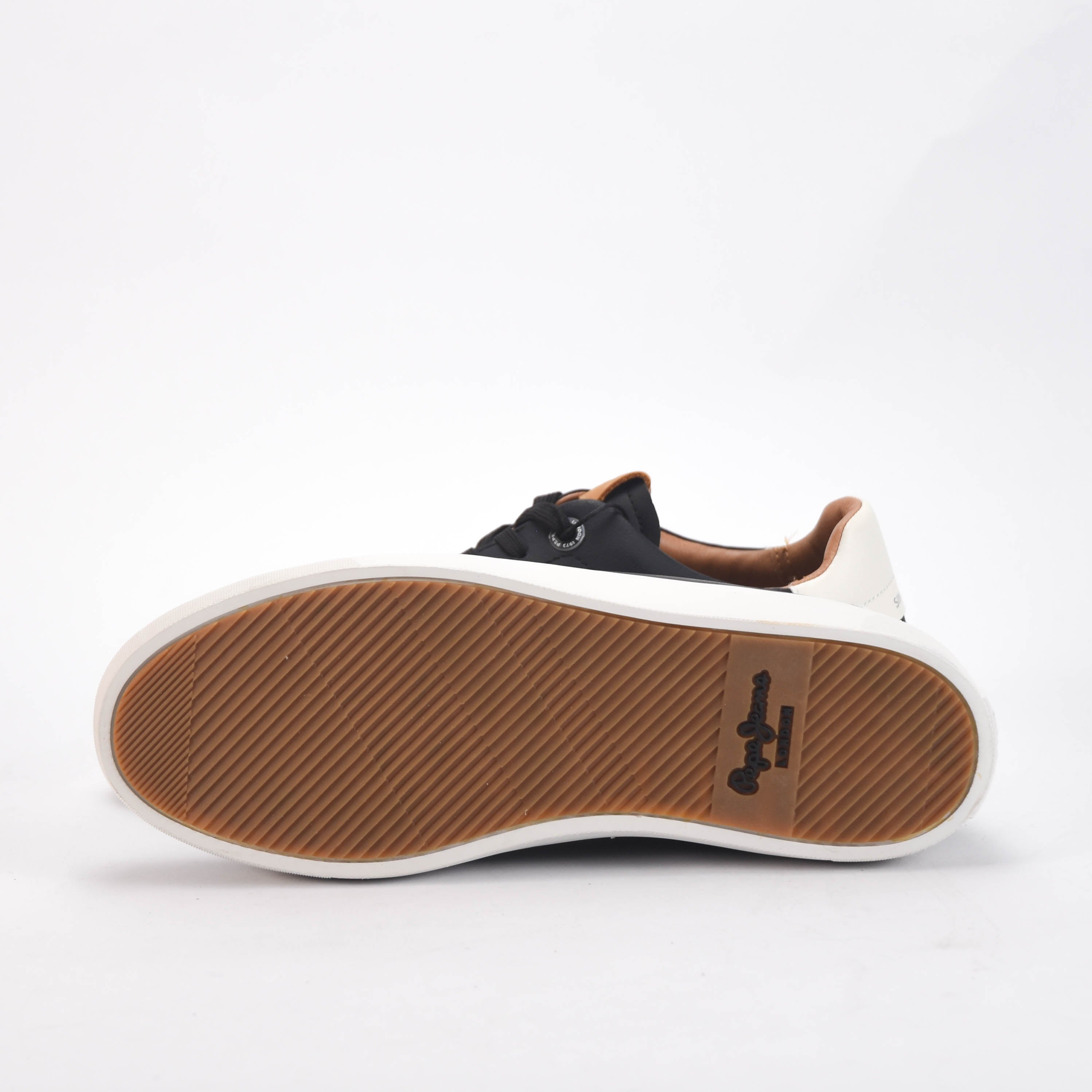 Pepe Jeans Sneakers Camden Club Cuir Noir Homme