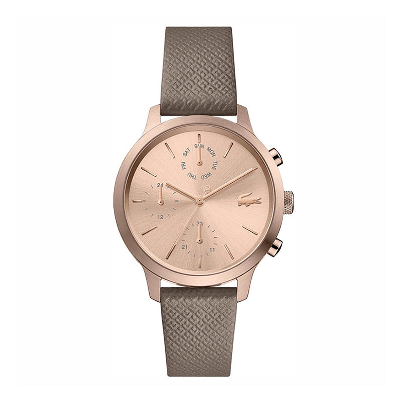 Montre Lacoste Élégante Bracelet Texturé Femme