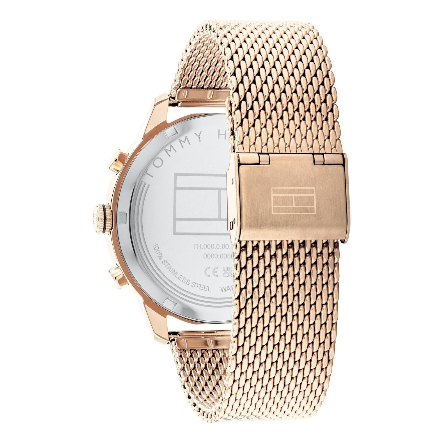 Montre Tommy Hilfiger Bracelet Maille Milanaise Élégante Homme