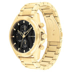 Montre Tommy Hilfiger Chronographe Élégante Dorée Homme