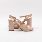André Sandales à Talons et Détail Pailleté Femme