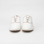 André Chaussures Richelieu Élégantes Blanc Femme
