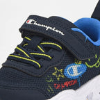 Champion Baskets Lumineuses à Scratch Enfant Bleu Marine