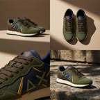 BASKET SUN68 JAKI WINTER 74 MILITARE SCURE ﻿ 10
