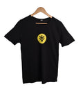 T-shirt NOIR LOGO JAUNE Y