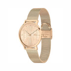 Montre Lacoste Bracelet Maille Milanaise Dorée Femme