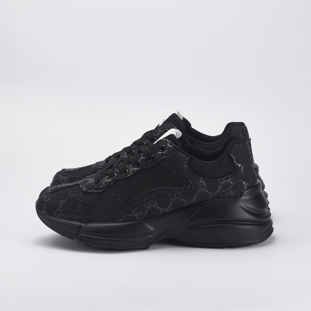 Gucci Baskets Chunky Logo Noir Homme