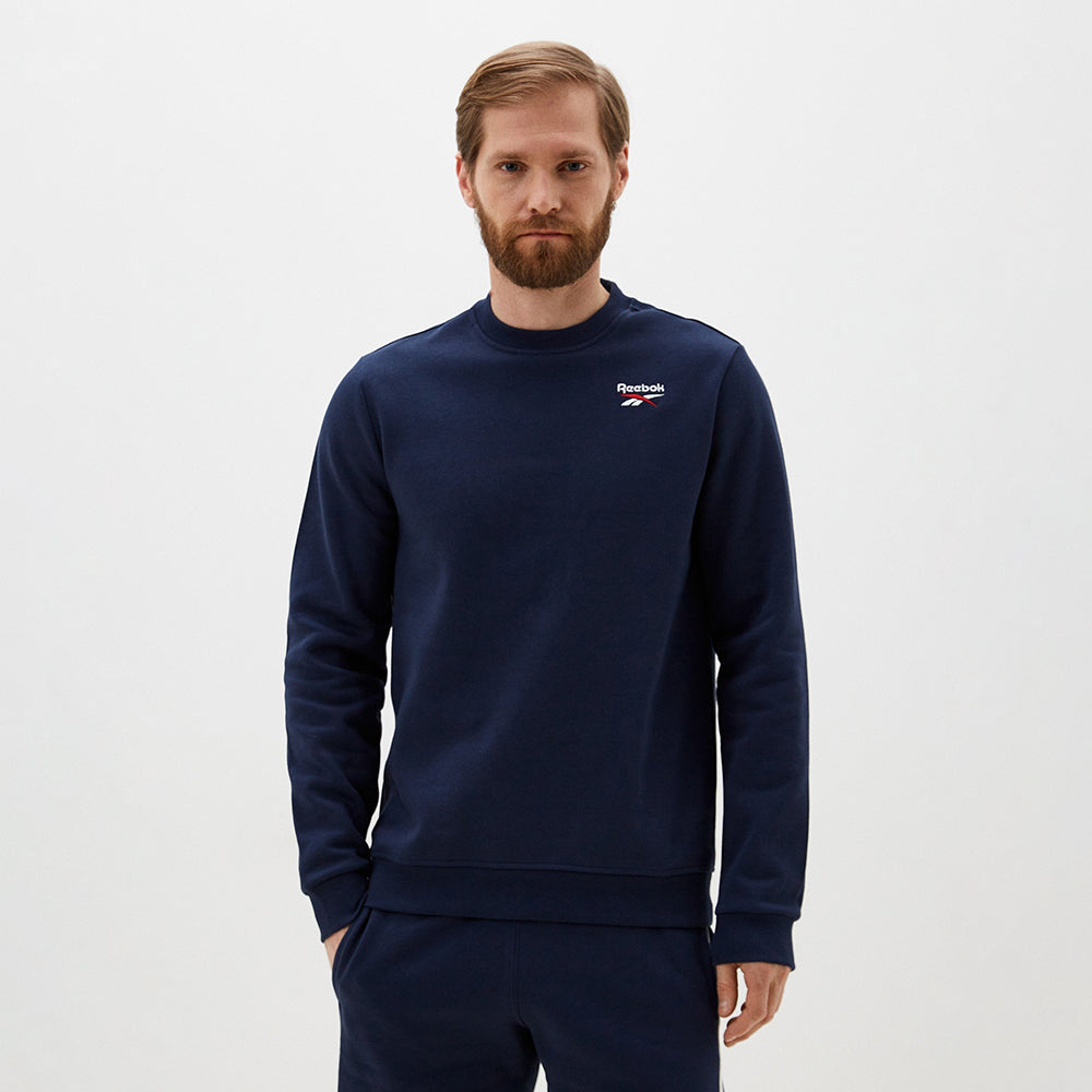 Reebok Sweatshirt Col Rond Logo Classique Homme