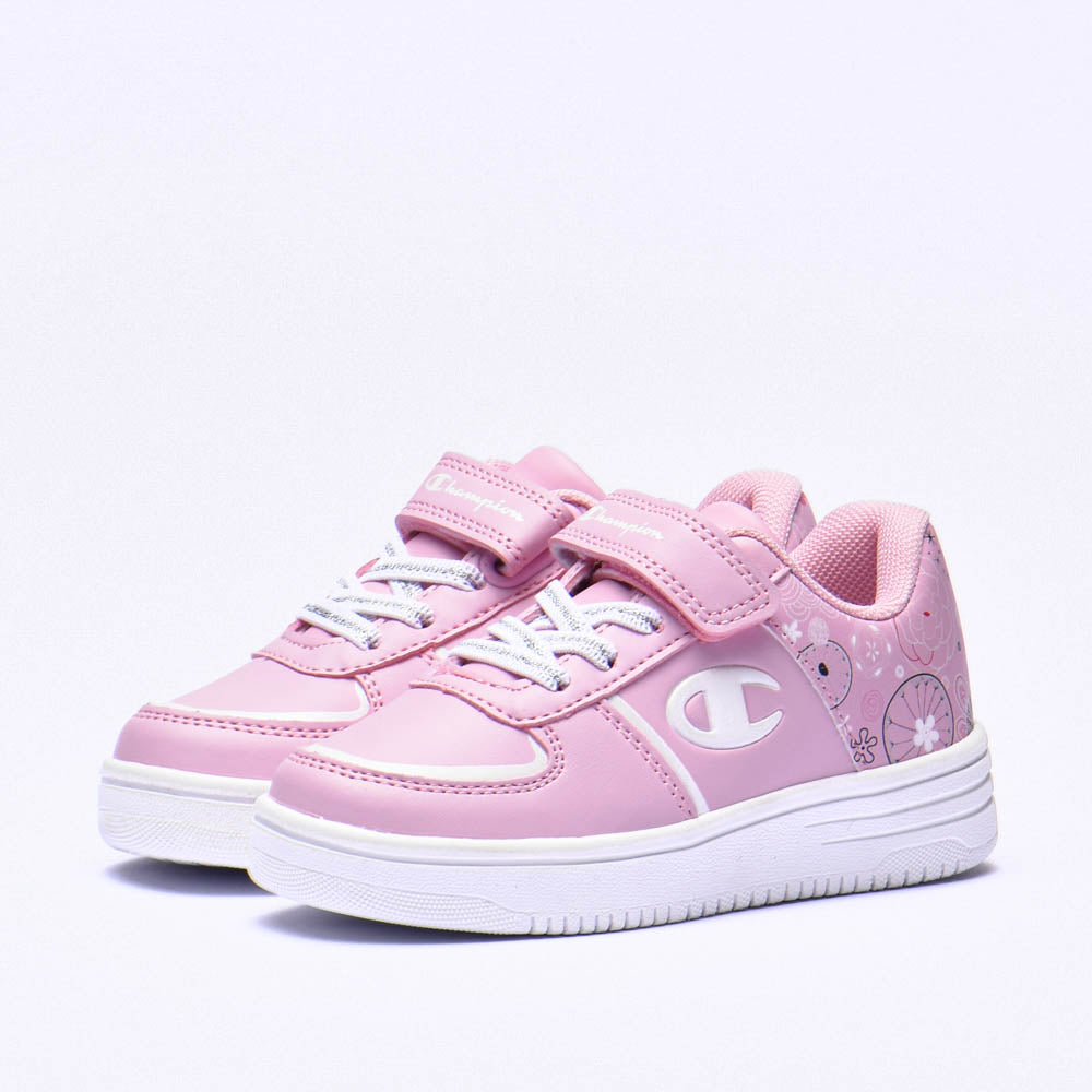 Champion Baskets Sophia Roses avec Scratch pour Fille