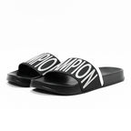 Champion Claquettes Logo Noir Confortable Homme