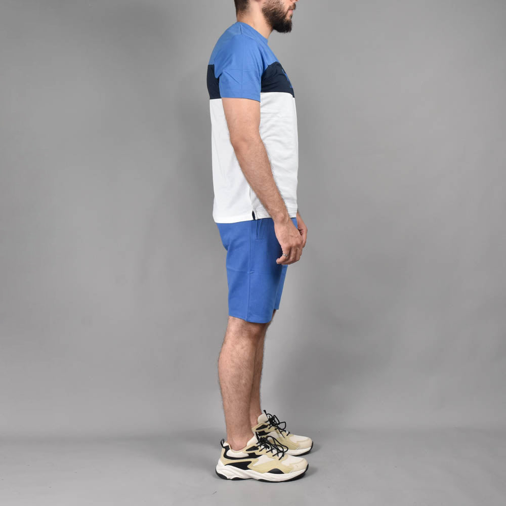 Hardi Ensemble T-shirt et Short Casual Tricolore Homme