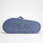 Peak Claquettes Slippers Confortables Bleu Gris Homme