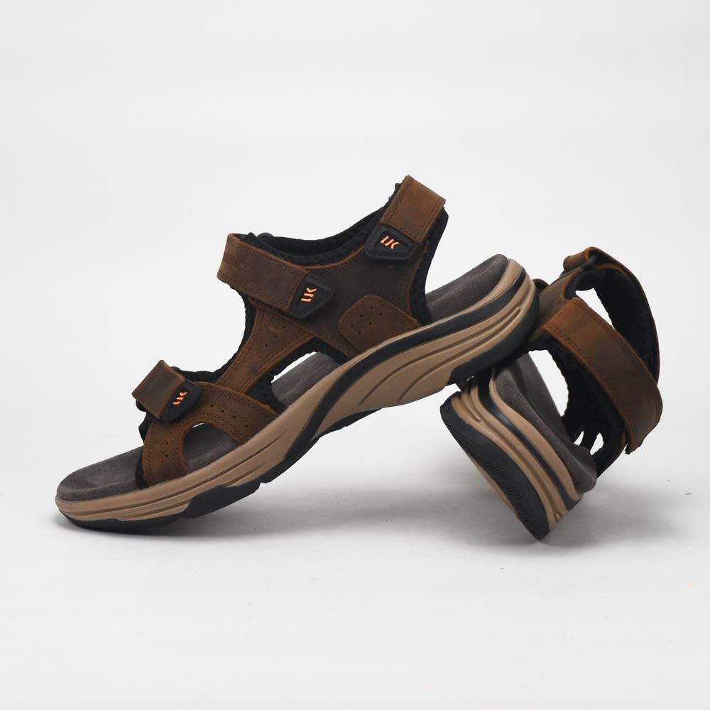 Lumberjack Sandales en Cuir Confortables Homme