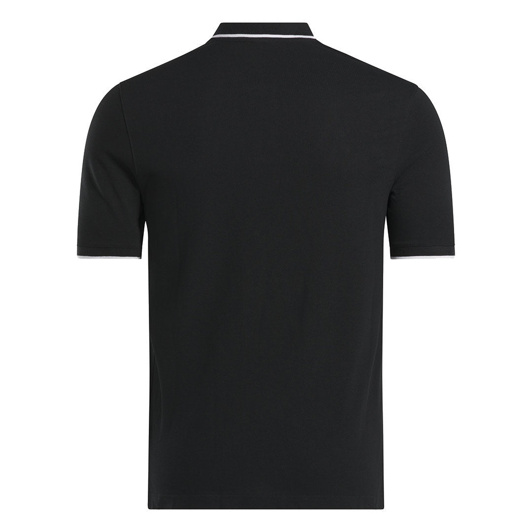 Reebok Polo Homme Classique Noir Élégant