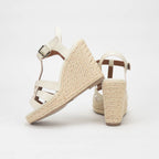André Sandales Compensées Espadrilles Femme Élégantes