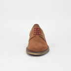 André Chaussures Derby en Daim Marron Élégantes Homme