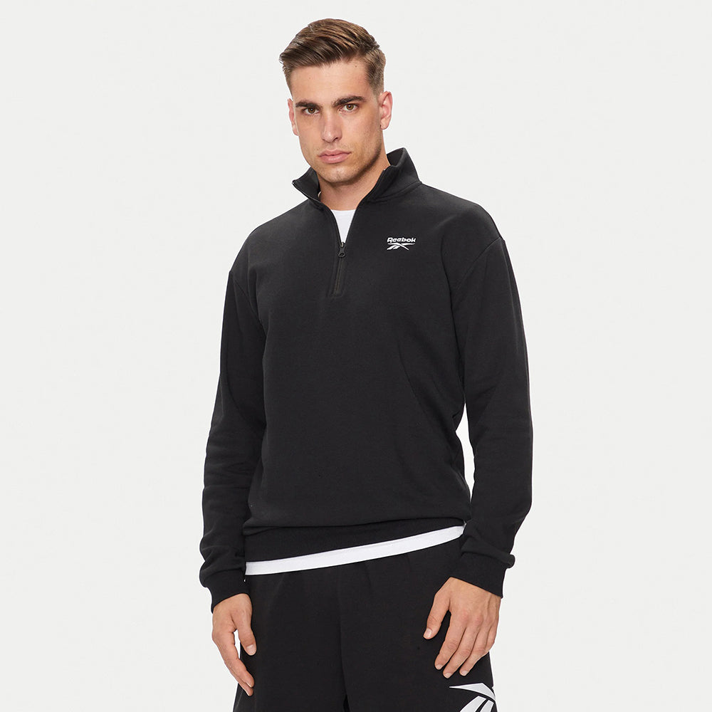 Reebok Sweat-shirt Col Montant Zippé Confort Homme