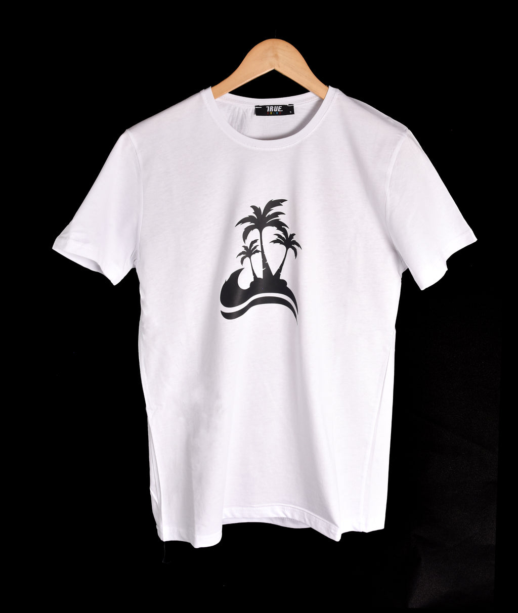 T-shirt BLANC PALMIER