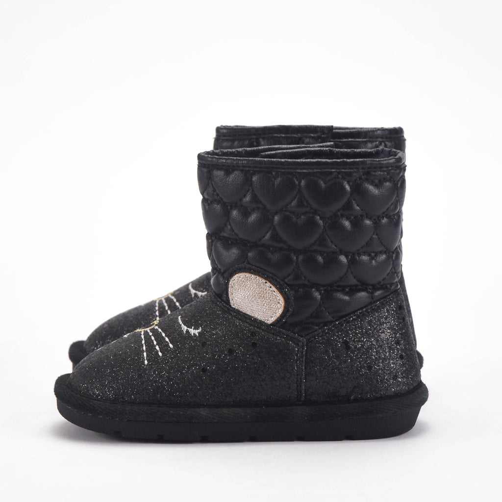 Chicco Bottines Fille Motif Chat Pailletées Confortables