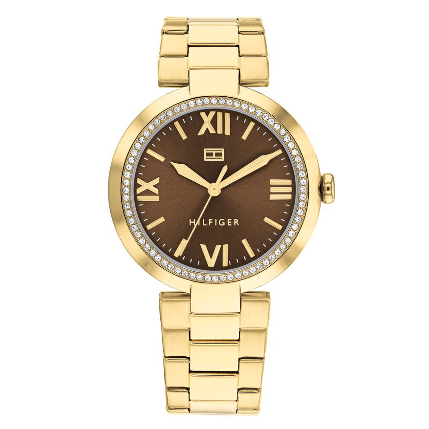 Montre Tommy Hilfiger Alice Dorée Élégante Femme