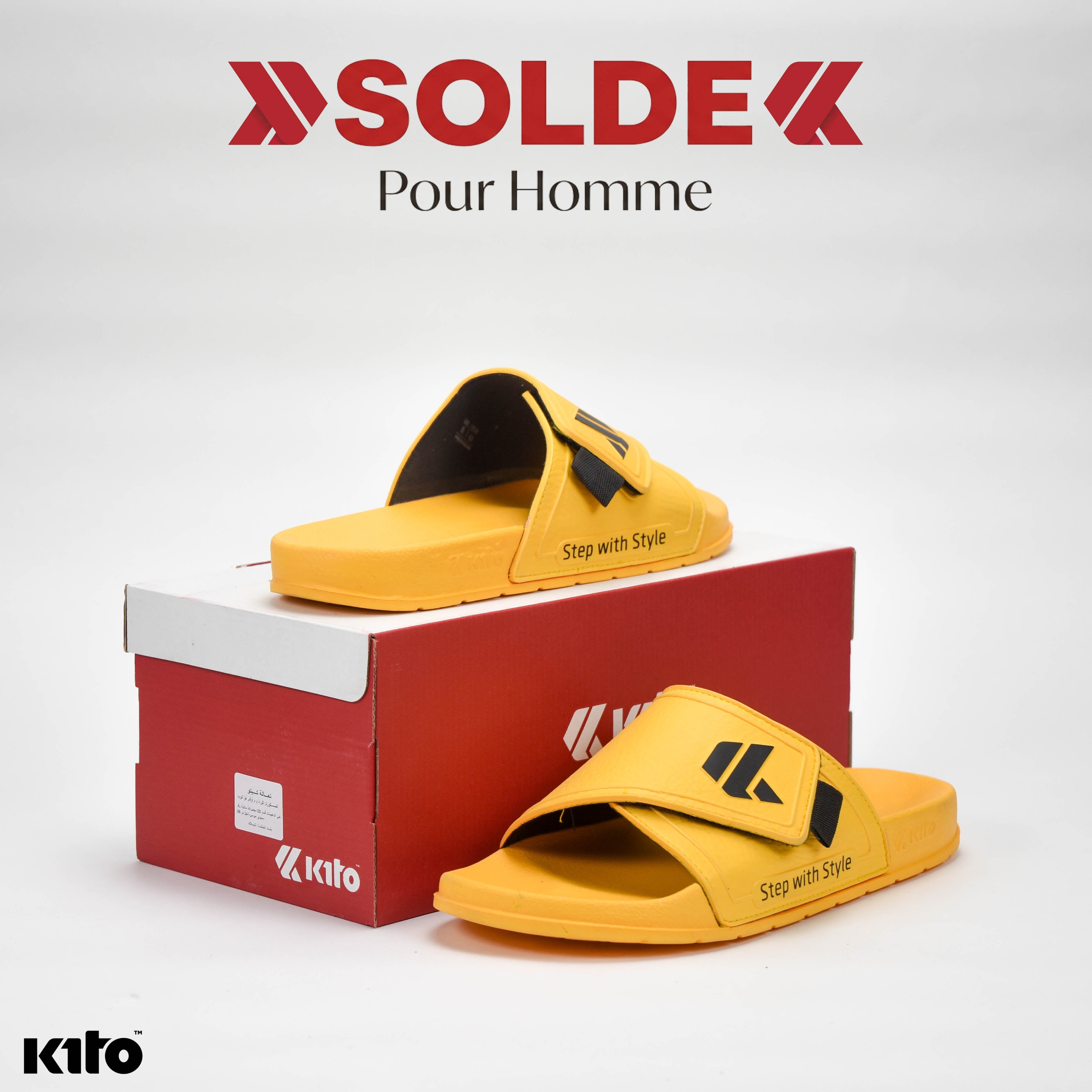 Kito Claquettes Sportives Ajustables Homme