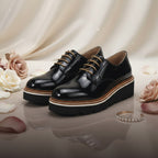 André Derbies Vernies Plateforme Femme