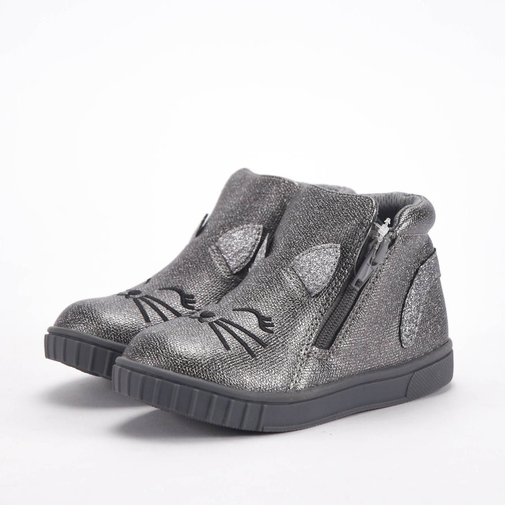 Chicco Bottines Pailletées Motif Chat Fille