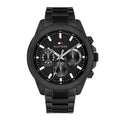 Montre Tommy Hilfiger Acier Inoxydable Noir Élégante Homme