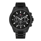 Montre Tommy Hilfiger Acier Inoxydable Noir Élégante Homme