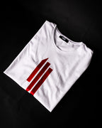 T-shirt BLANC ET ROUGE *Skrillex*
