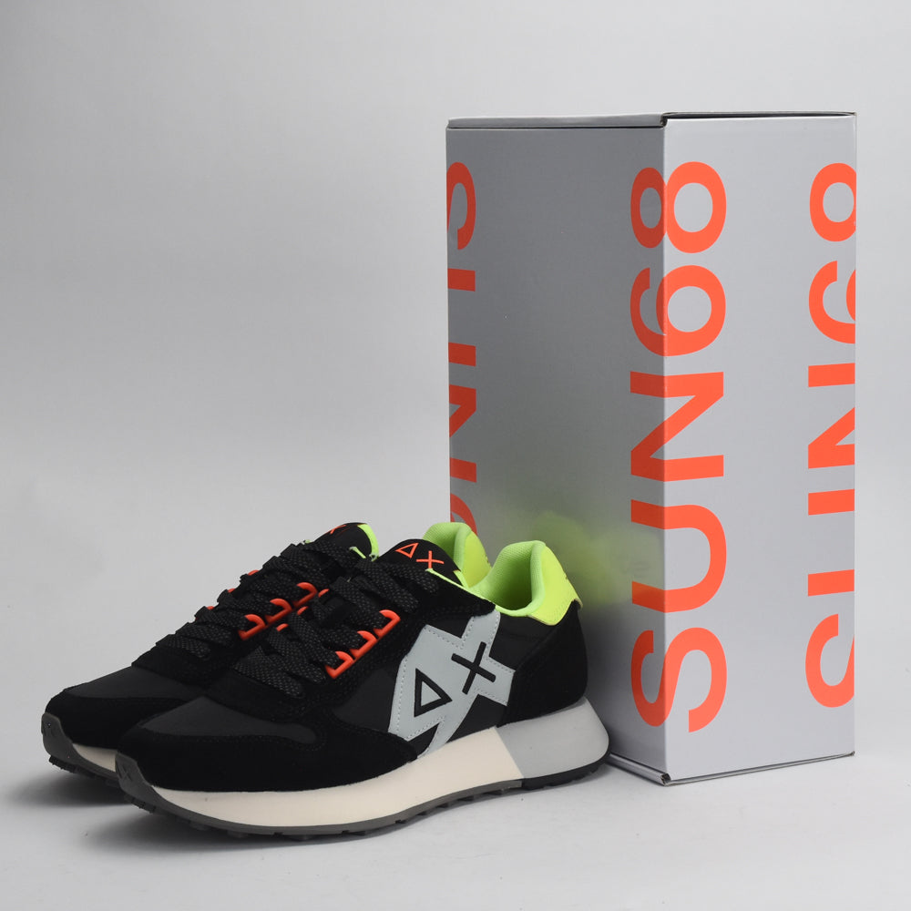 BASKET SUN68 JAKI 2.0 FLUO 11 NERO﻿ 1