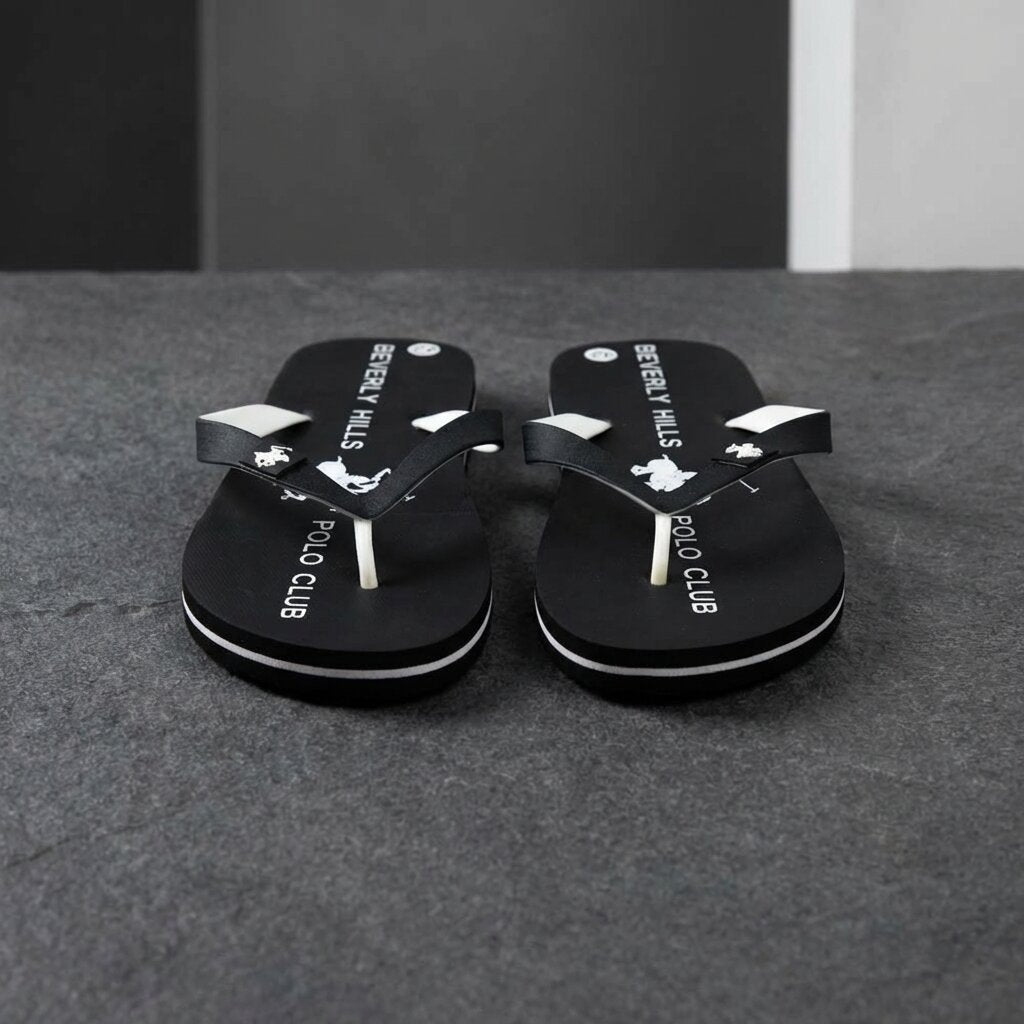 Beverly Hills Polo Club Tongs Confortables Noir Homme
