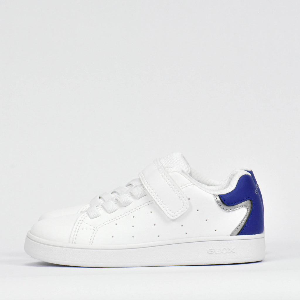 Geox Baskets Eclyper Respirantes Blanc et Bleu Enfant