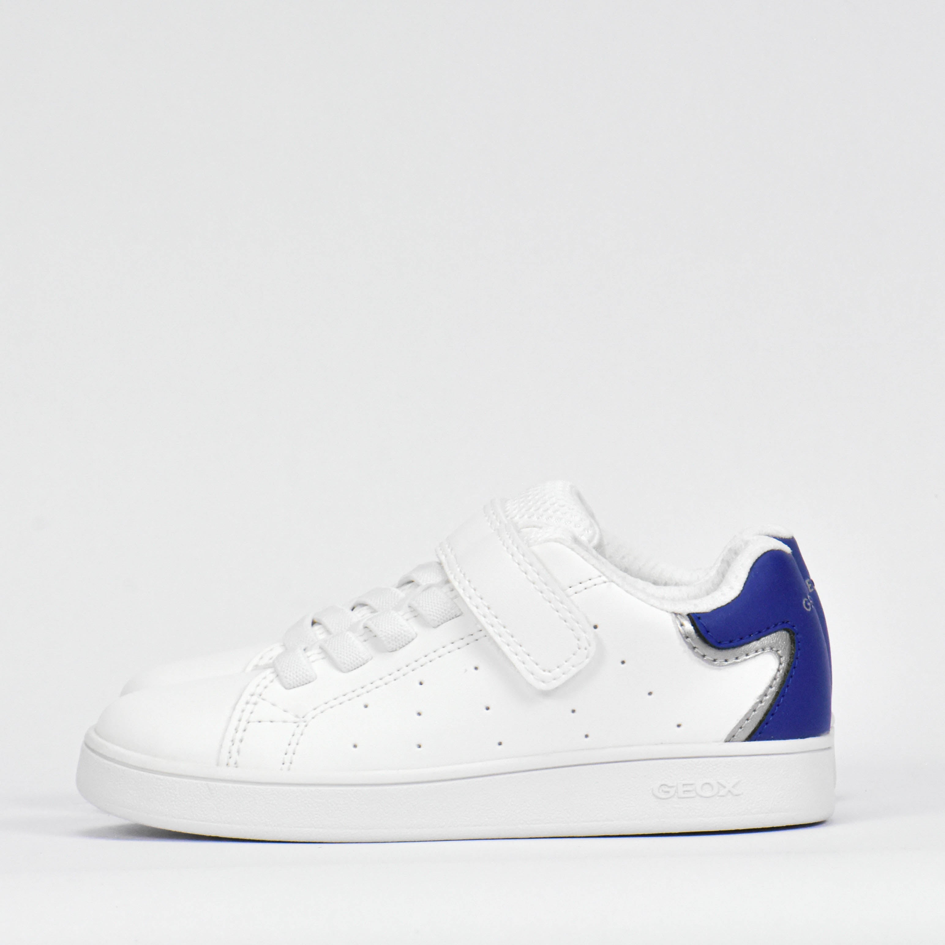 Geox Baskets Eclyper Respirantes Blanc et Bleu Enfant