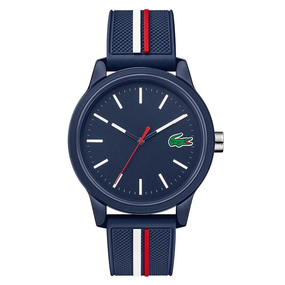 Montre Lacoste Bracelet Silicone Bleu Élégante Homme